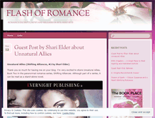 Tablet Screenshot of flashofromance.com